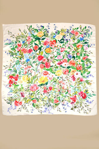 Floral Print Bandna Scarf