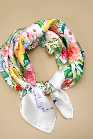 Floral Print Bandna Scarf