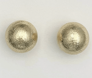 Frost & Shine Stud Earrings | Gilded Gold
