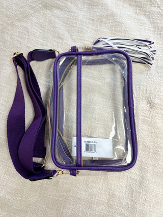 Game Day Clear Crossbody Bag