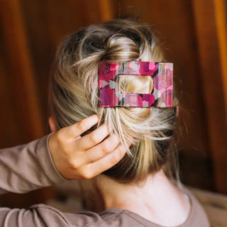 Garden Glam Flat Rectangle Hair Clip