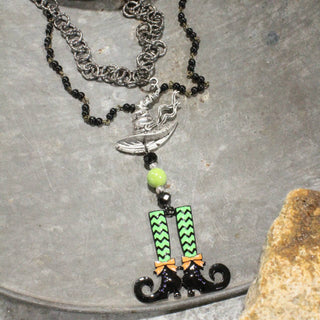 Getting Witchy With Her Boots Layered Necklace