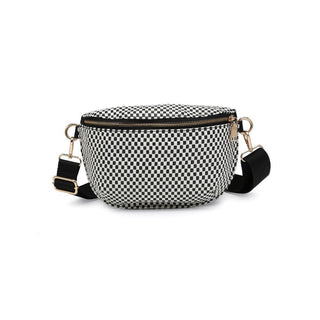 Gizelle Checker Belt Bag | Small