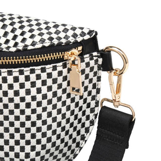 Gizelle Checker Belt Bag | Small