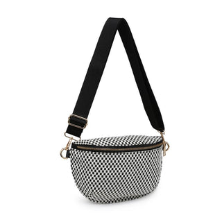 Gizelle Checker Belt Bag | Small