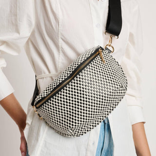 Gizelle Checker Belt Bag | Small