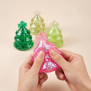 Glitter Christmas Tree Squishy Toy