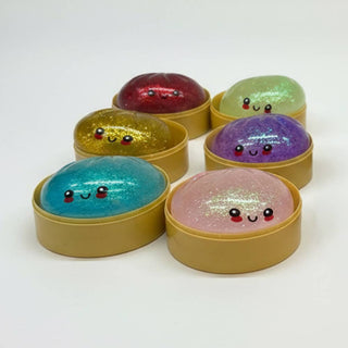 Squishy dumplings stress toy.