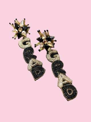 Grad Beaded Earrings