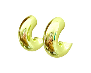 Gemelli's Grady hoop earrings.