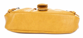 Grunge Buckle Baguette Shoulder Bag