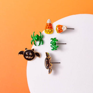 Halloween Enamel Earrings