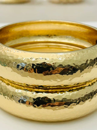 Hammered Hinge Statement Bracelet