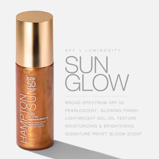 Hampton Sun SPF 50 Sun Glow Luminous Body Oil