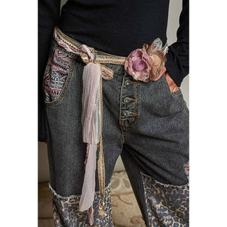 Handmade Crochet Flower Belts