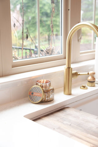 Harvest Pumpkin Mercury Jar Candle