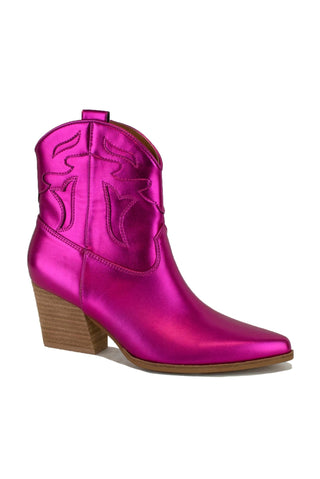 fuchsia bootie