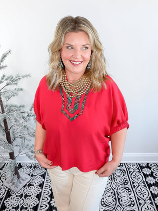 red tartan plaid shirt