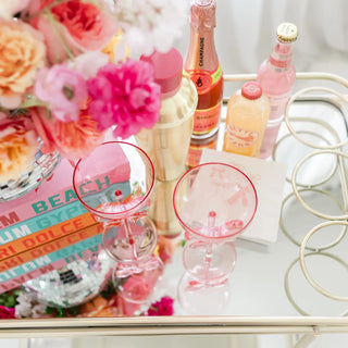 Holiday Coupe and Wine Glass