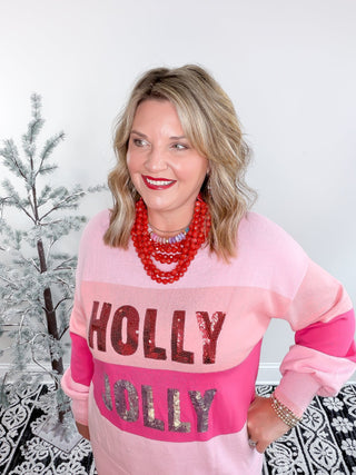 Holly Jolly Glow Sweater