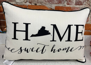 Home Sweet Home Virginia Pillow