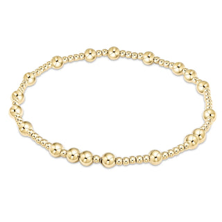 Hope Unwritten 4mm Bead Bracelet Gold