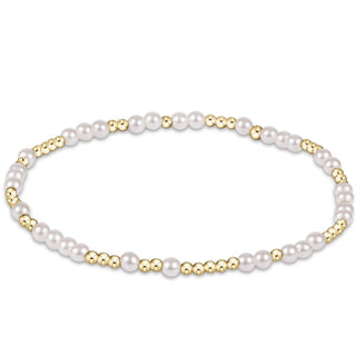 Hope Unwritten Bead Bracelet - Pearl