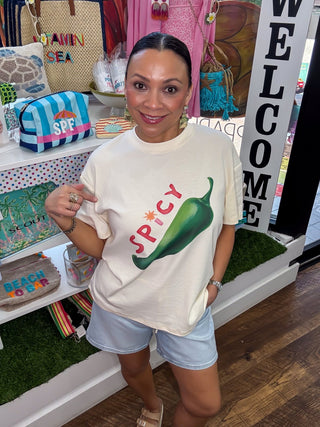 spicy chili pepper tee