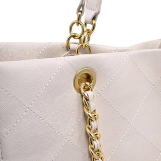 Hudson Quilted Vegan Leather Tote Bag