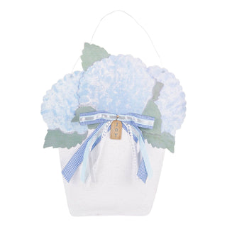 Decorative Hydrenga burlee hanging sign.