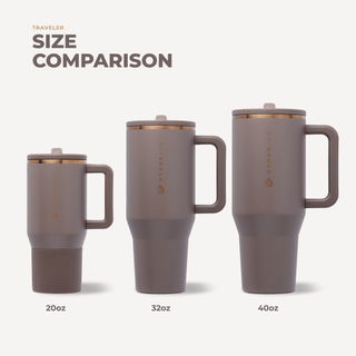 HydroJug Traveler Tumbler 40oz | Rosewood
