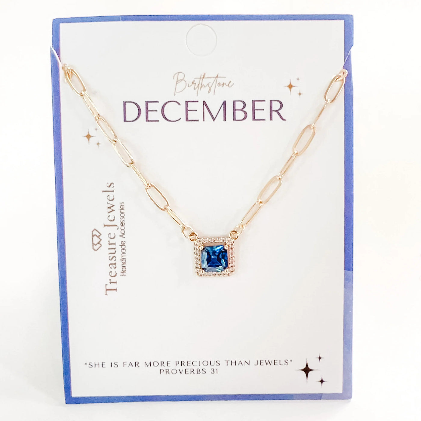 Birthstone Necklace - December