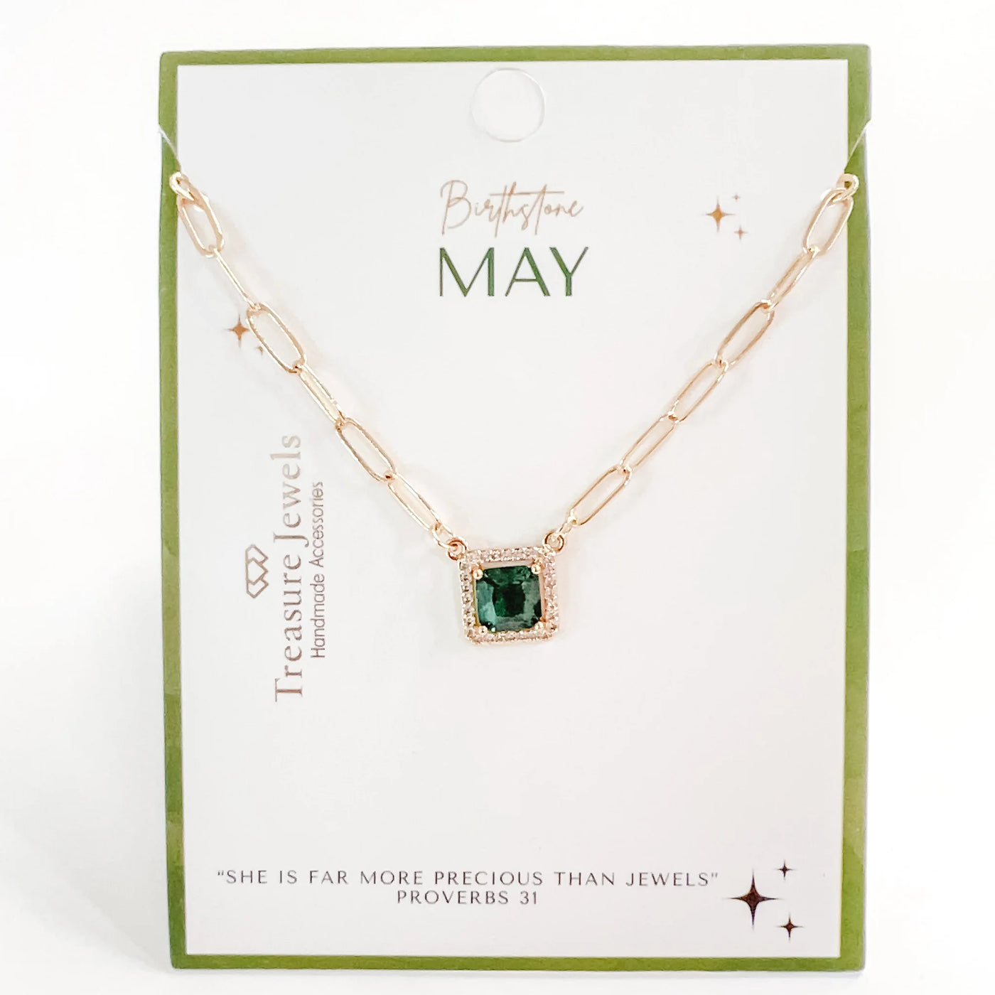 Birthstone Necklace - May