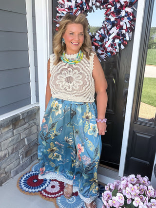 Island Bloom Palazzo Pants
