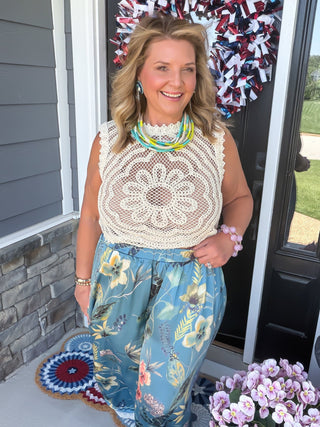 Island Bloom Palazzo Pants