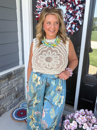 Island Bloom Palazzo Pants