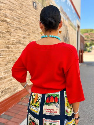Ivy Jane | Crimson Classic Cardigan