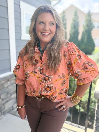 Ivy Jane | Enchanted Harvest Floral Top