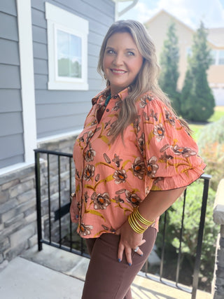 Ivy Jane | Enchanted Harvest Floral Top