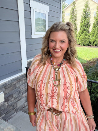 Ivy Jane | Garden Stroll Stripe Blouse