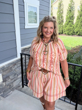 Ivy Jane | Garden Stroll Stripe Blouse