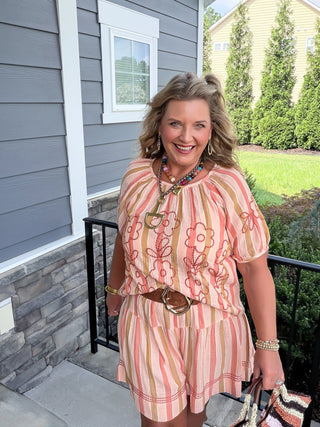 Ivy Jane | Garden Stroll Stripe Blouse