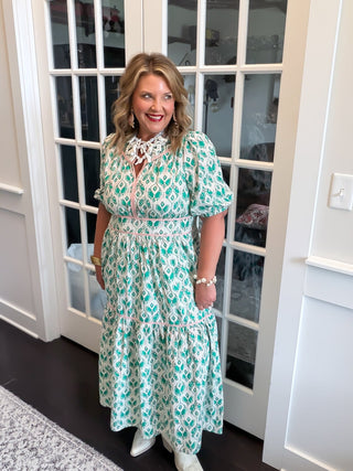 Ivy Jane | Garden Trellis Maxi Dress
