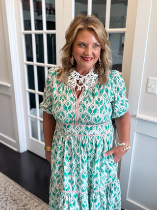 Ivy Jane | Garden Trellis Maxi Dress