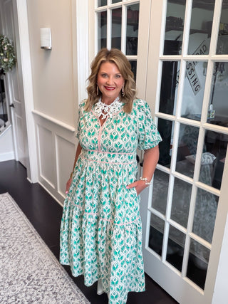 Ivy Jane | Garden Trellis Maxi Dress