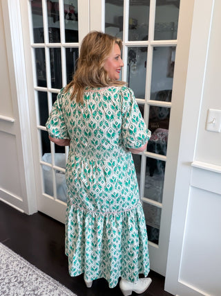 Ivy Jane | Garden Trellis Maxi Dress