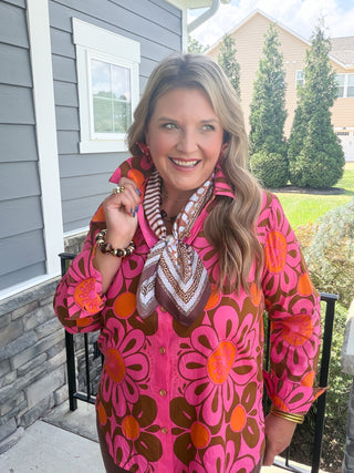 Ivy Jane | Groovy Bloom Camp Shirt