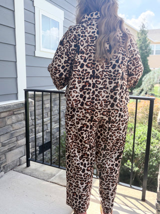 Ivy Jane | Leopard Barrel Pants