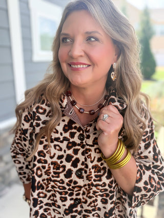 Ivy Jane | Leopard Swing Jacket