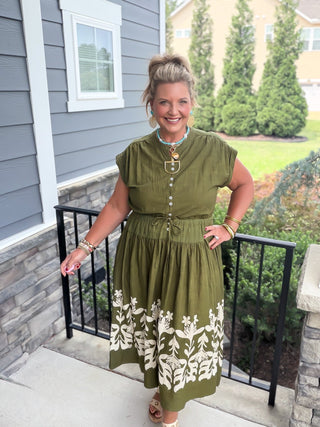 Ivy Jane | Olive Oasis Maxi Dress